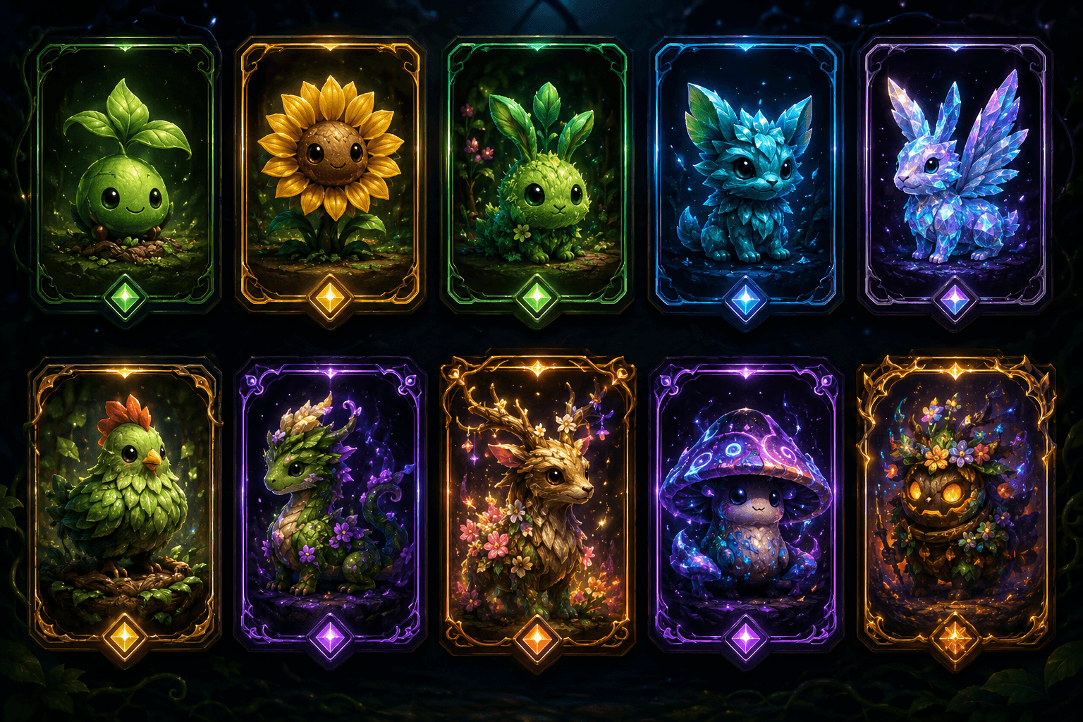Grow a Garden pet collection organized by rarity